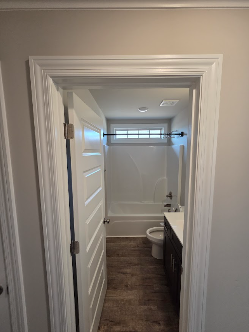 Bathroom painting after