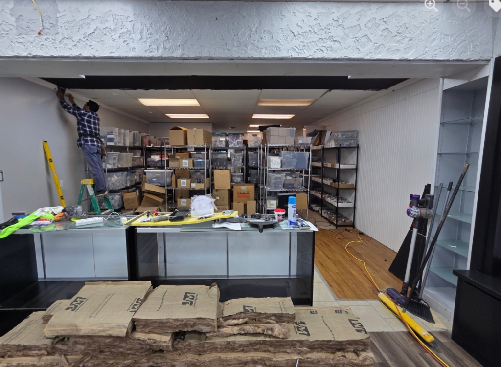 Commercial office before painting in Huntsville, AL