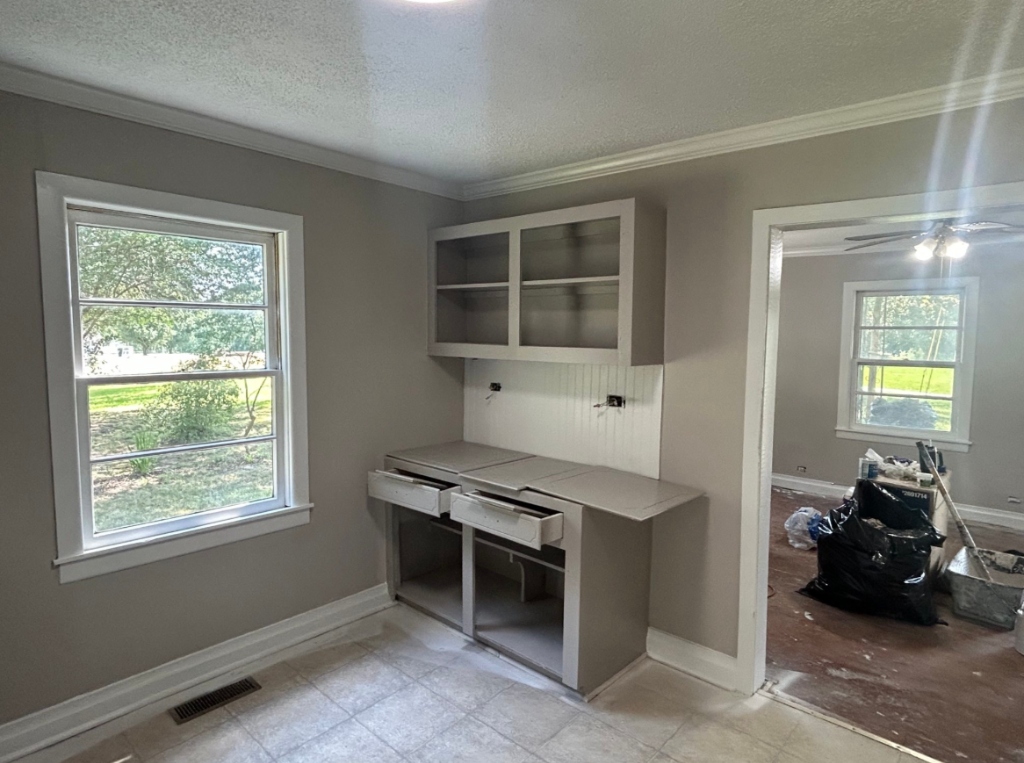 Residential interior after professional painting in Huntsville, AL